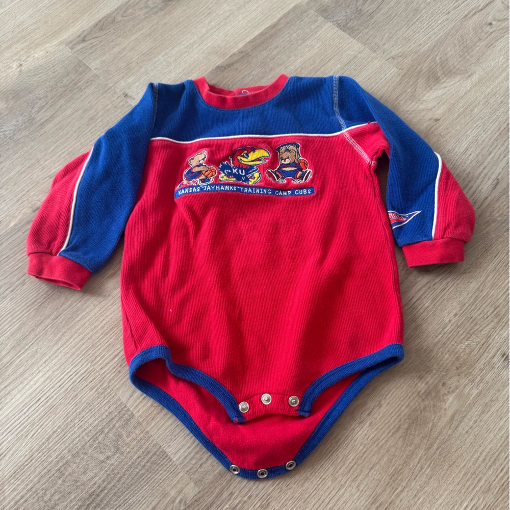 Kansas Jay Hawks Training Camp Onesie